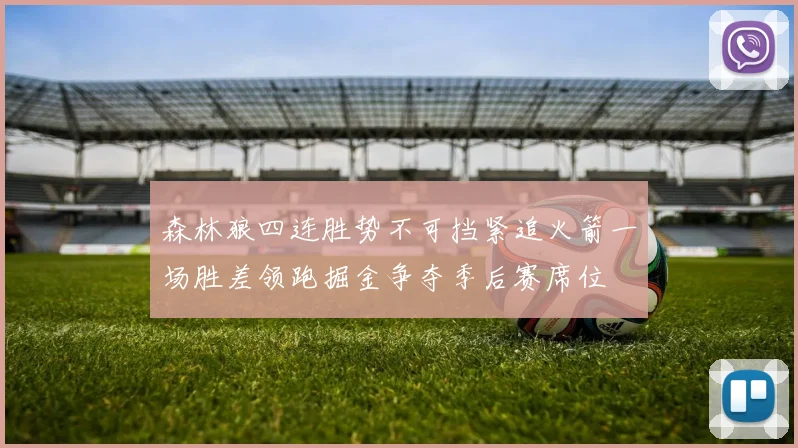 森林狼四连胜势不可挡紧追火箭一场胜差领跑掘金争夺季后赛席位